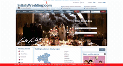 Desktop Screenshot of initalywedding.com